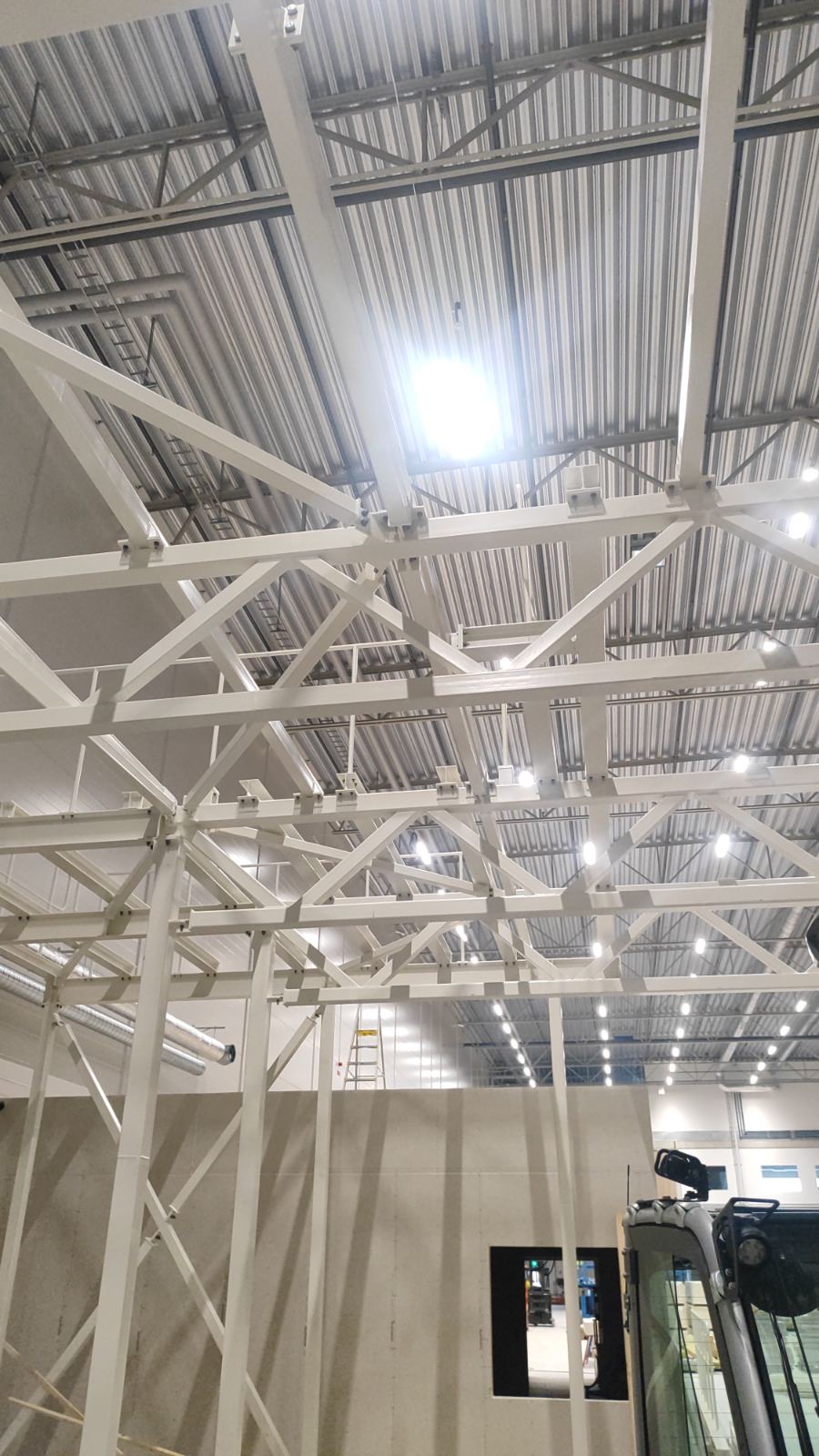 Cleanroom Apoteket Staffanstorp teraskonstruktsioon detail